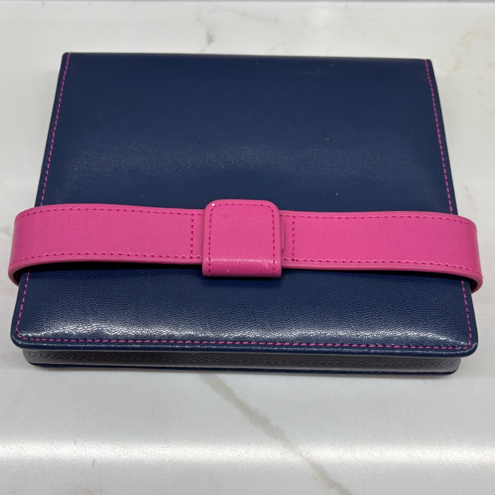 Creative Memories Blue and Pink Strap PicFolio 6x7 Minutes Album Easel